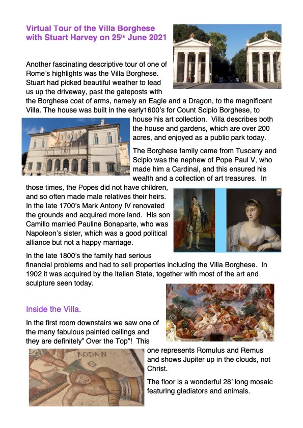 Borghese tour 1